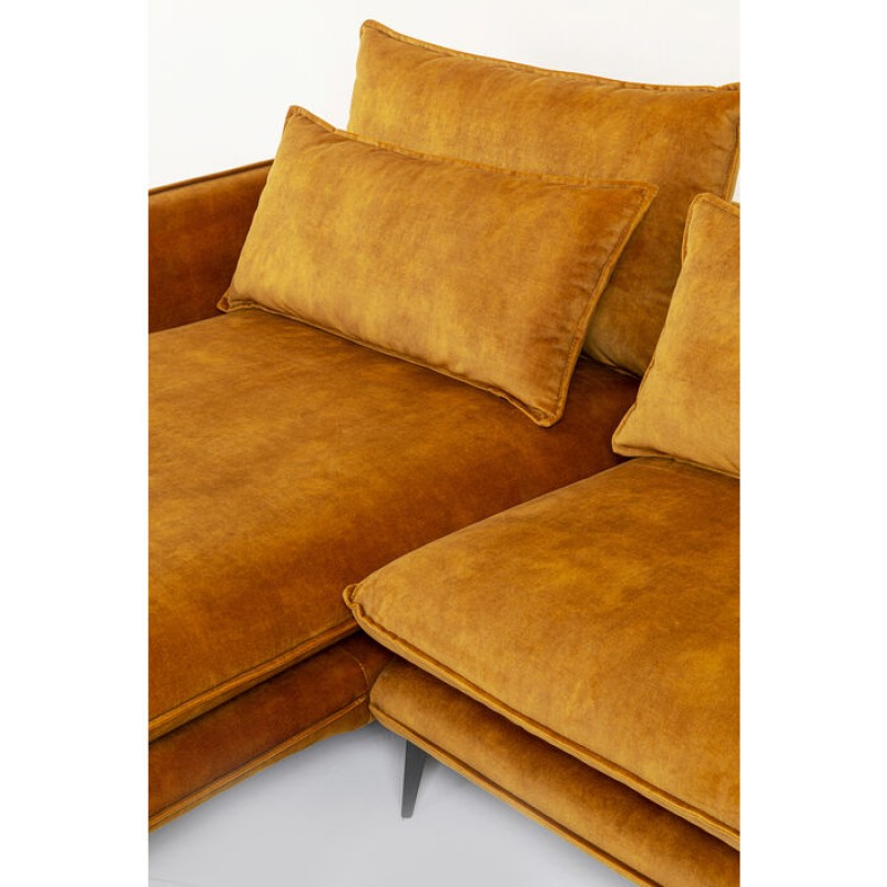 Corner Sofa Ferrara Left Curry 296cm