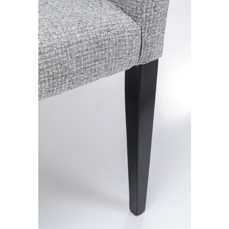 Chair with Armrest Mode Dolce Light Grey