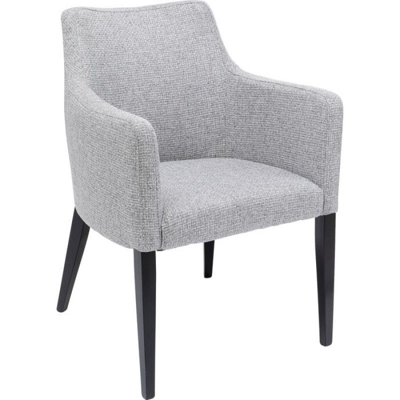 Chair with Armrest Mode Dolce Light Grey