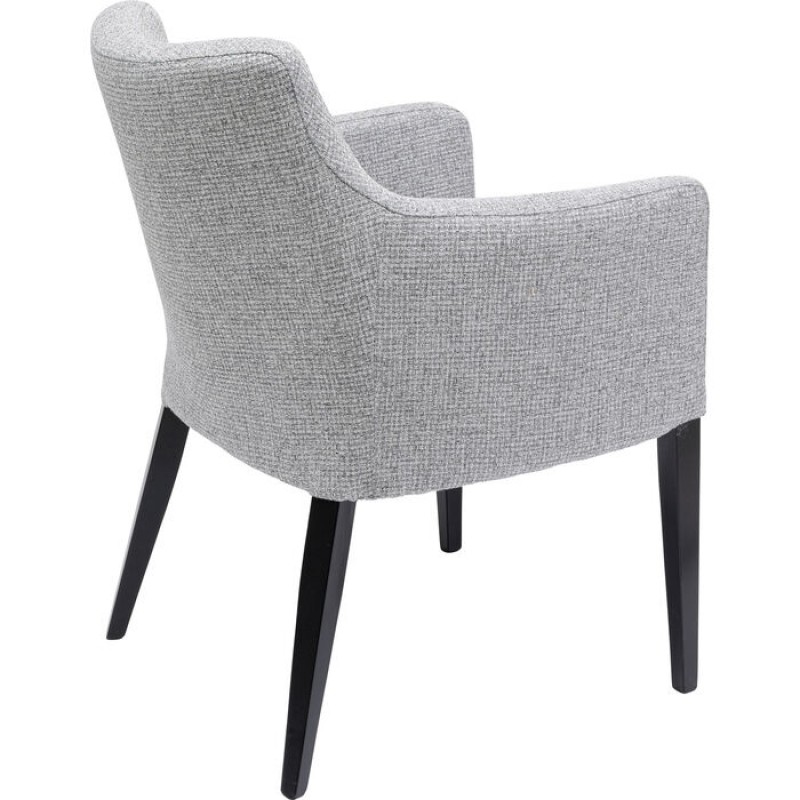 Chair with Armrest Mode Dolce Light Grey