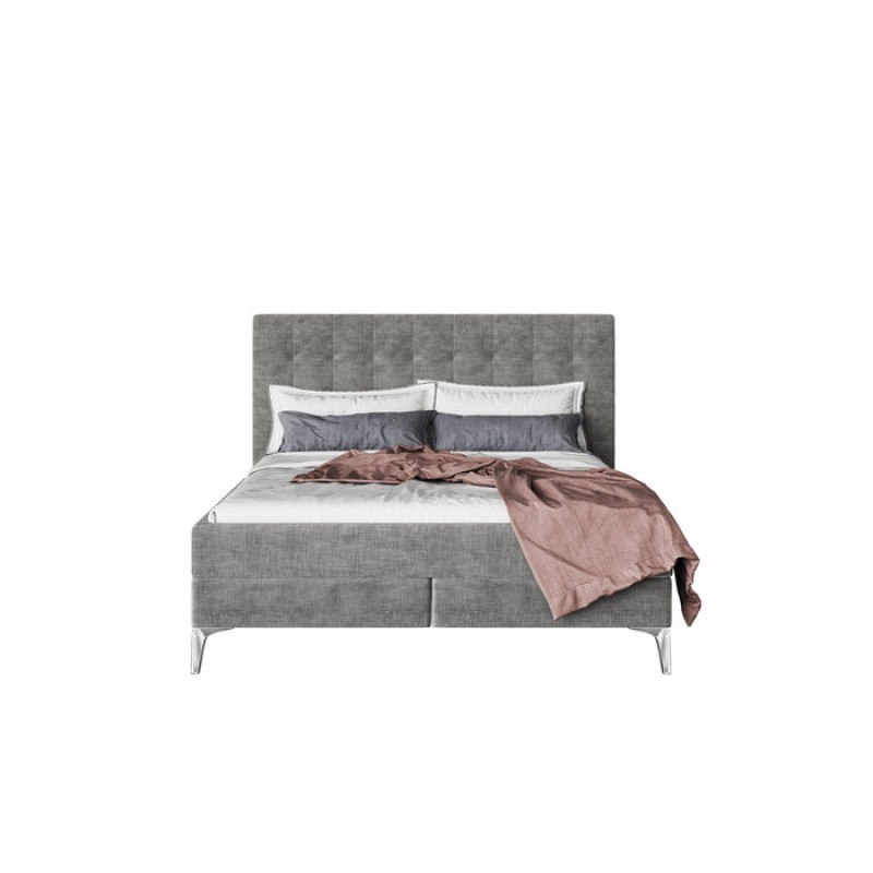 Boxspring Bed Benito Star Grey 160x200cm