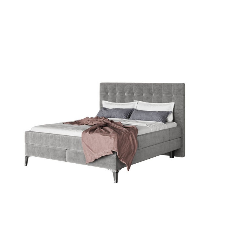 Boxspring Bed Benito Star Grey 180x200cm