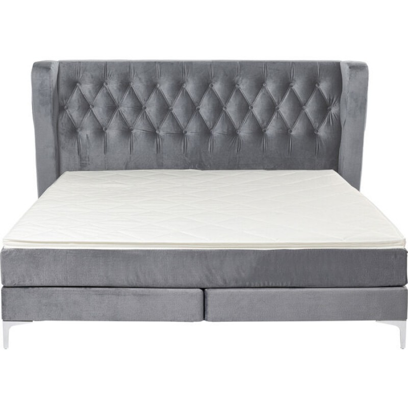 Boxspring Bed Benito Moon Grey 180x200cm