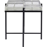 Side Table Iceline Black 43x33cm