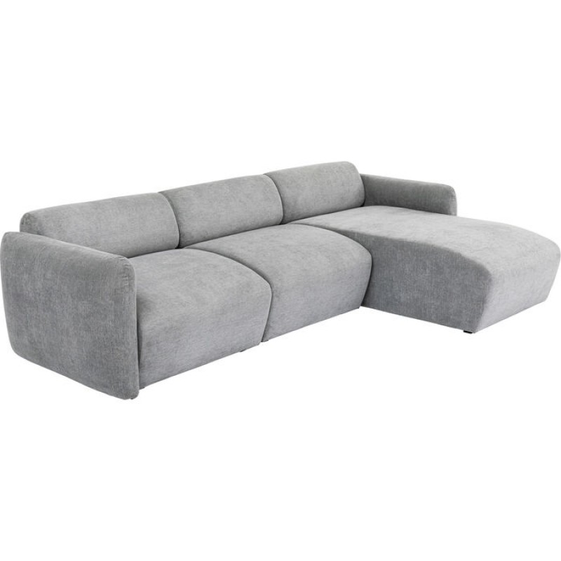 Corner Sofa Lucca Grey Right 255cm