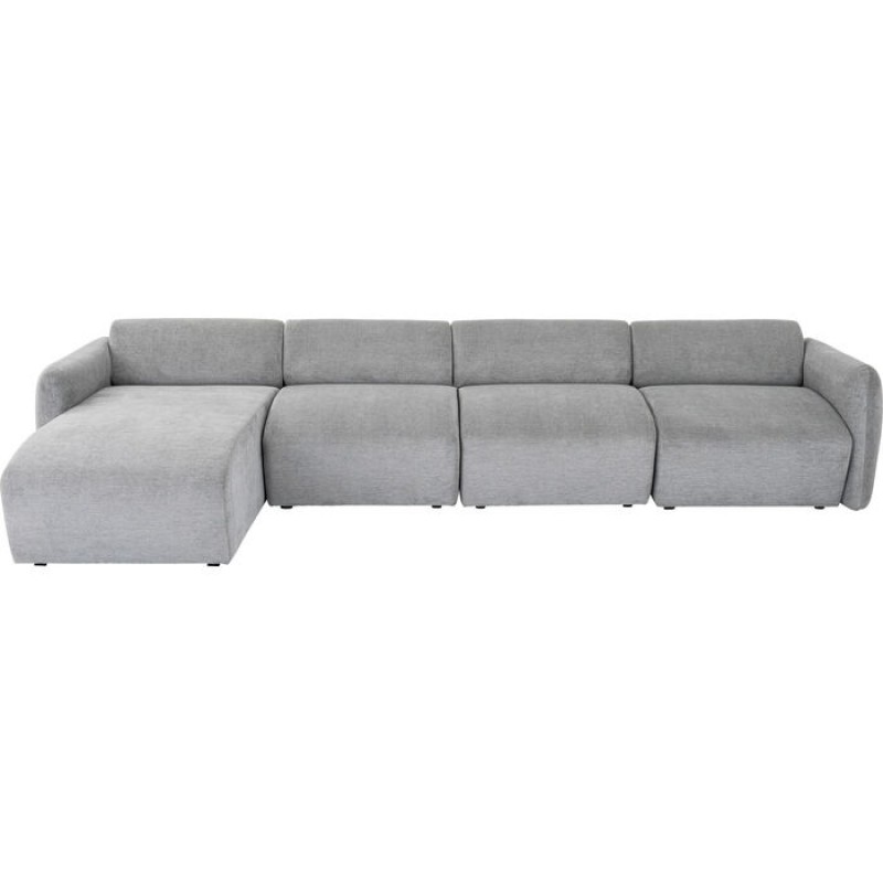 Corner Sofa Lucca Grey Left 331cm