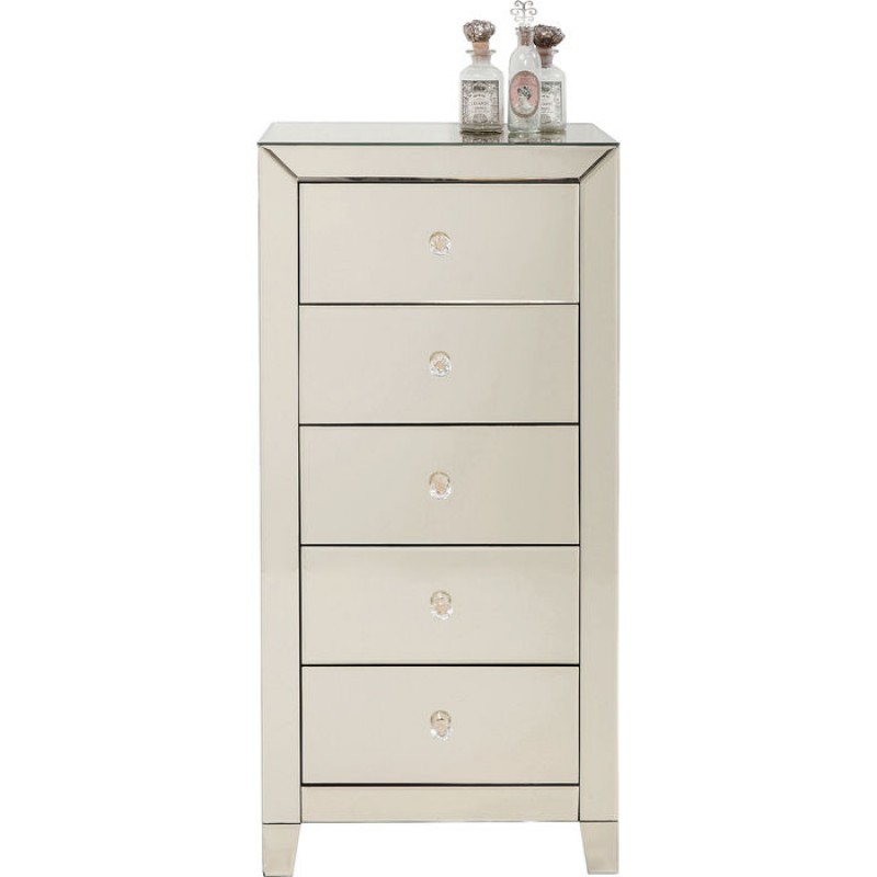 High Dresser Luxury Champagne 5 Drawers