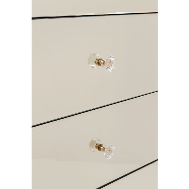 High Dresser Luxury Champagne 5 Drawers