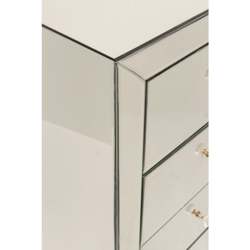 High Dresser Luxury Champagne 5 Drawers