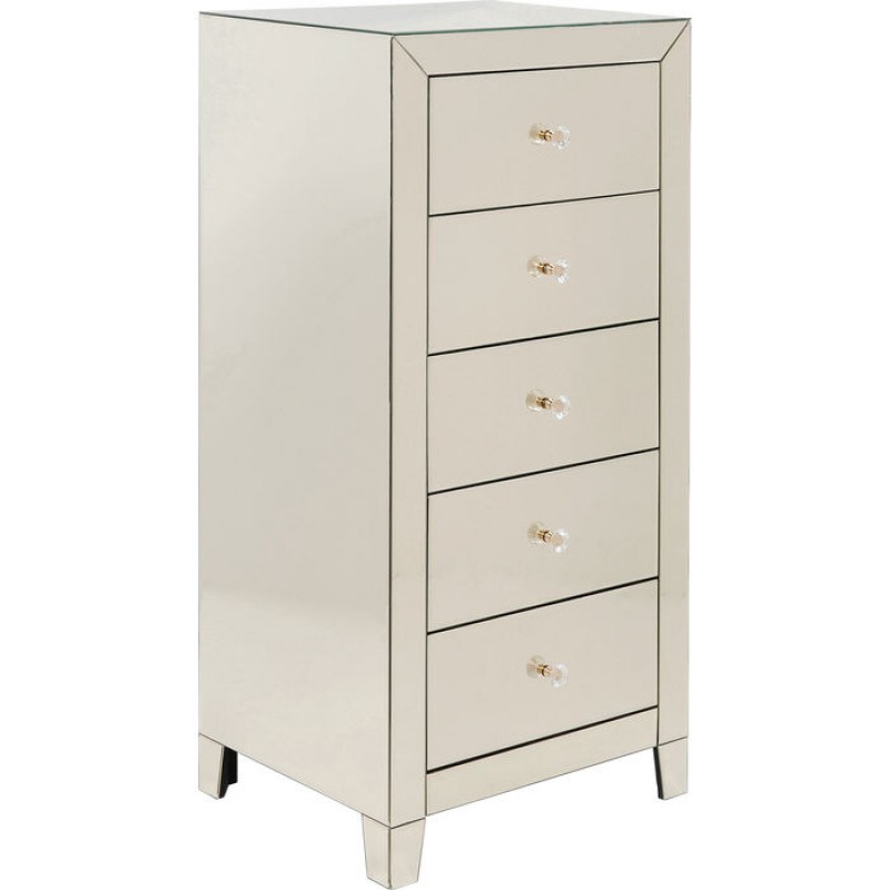 High Dresser Luxury Champagne 5 Drawers