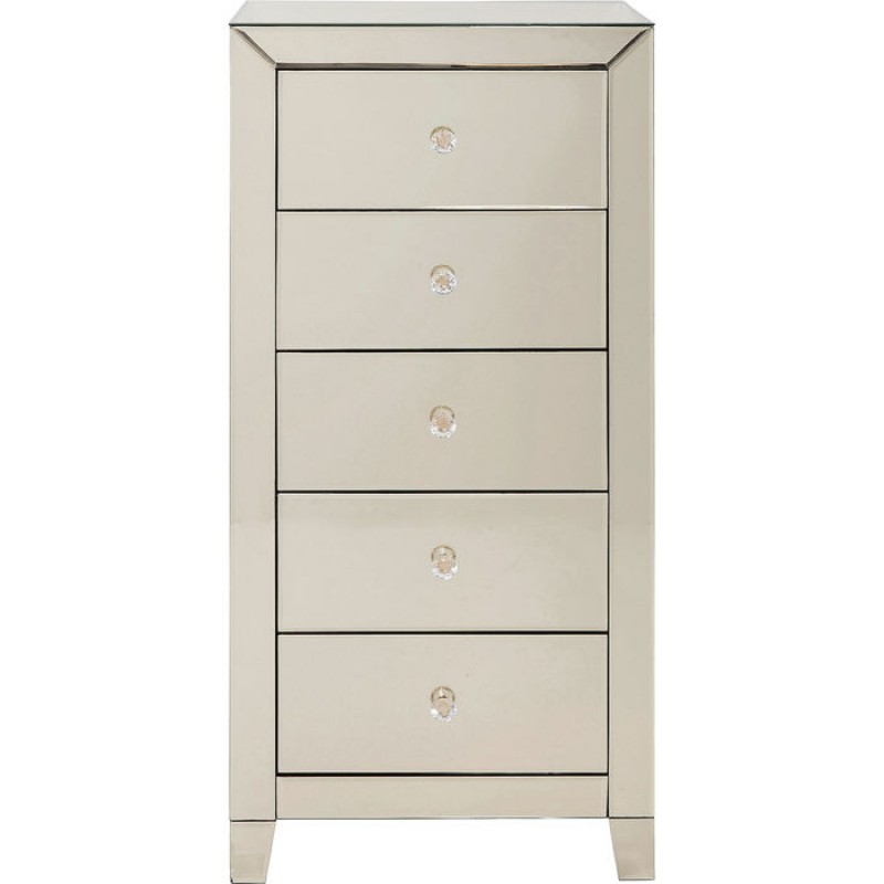 High Dresser Luxury Champagne 5 Drawers