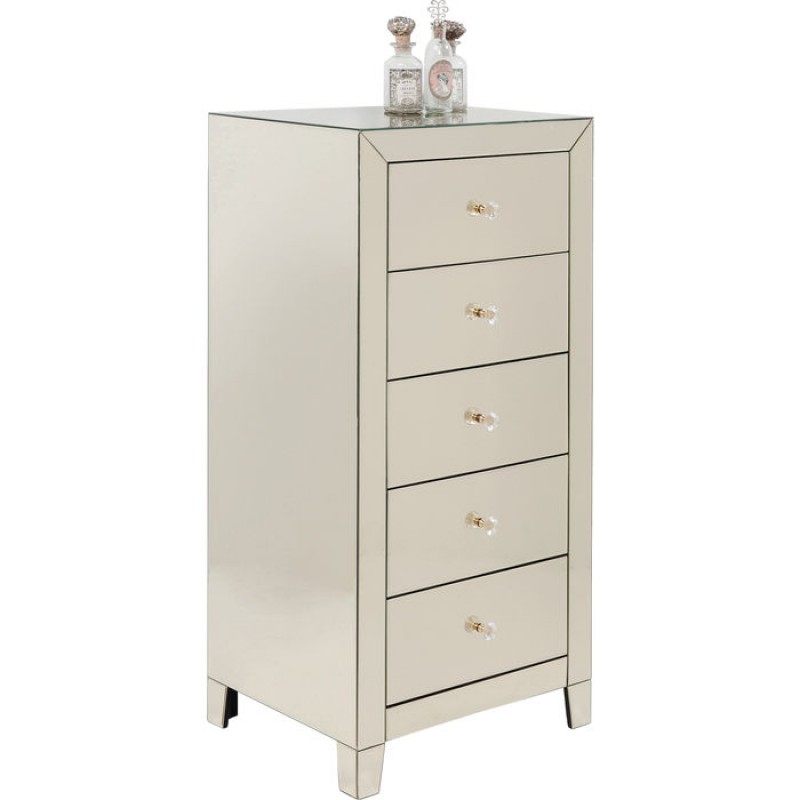 High Dresser Luxury Champagne 5 Drawers