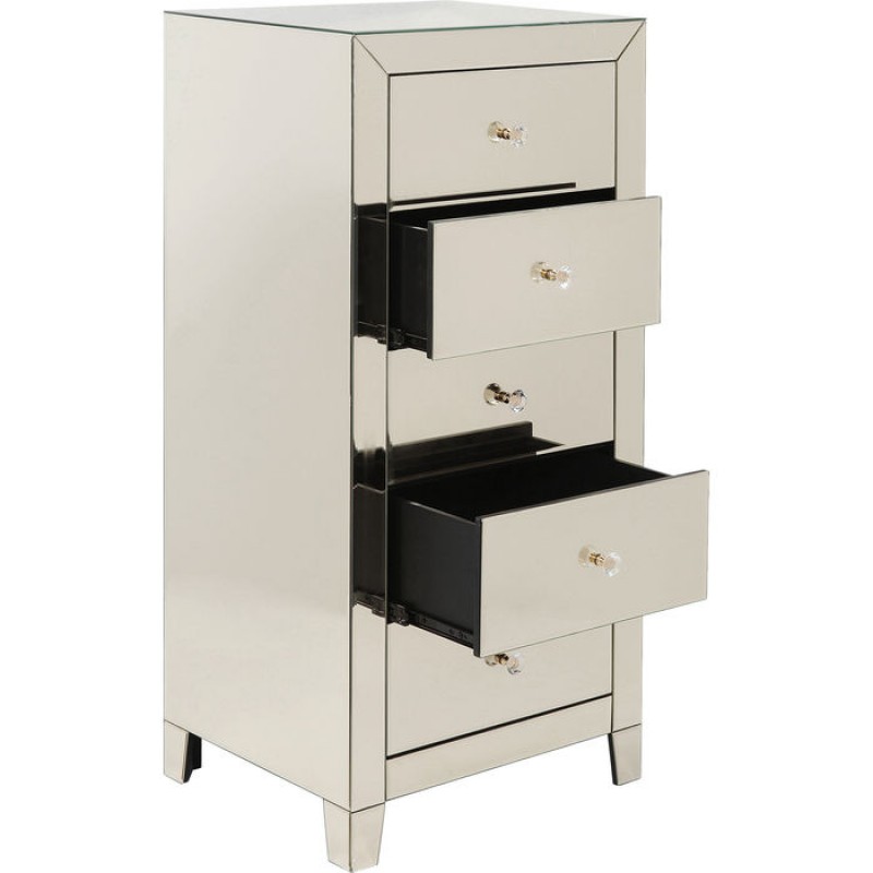 High Dresser Luxury Champagne 5 Drawers