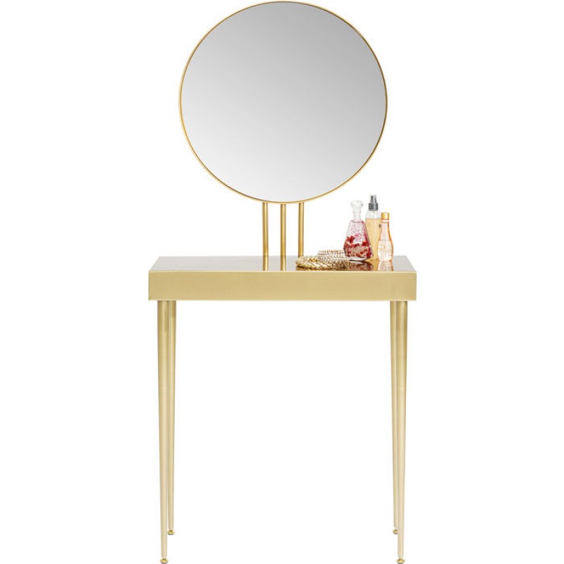 Console mit Mirror Curve Art 153x70