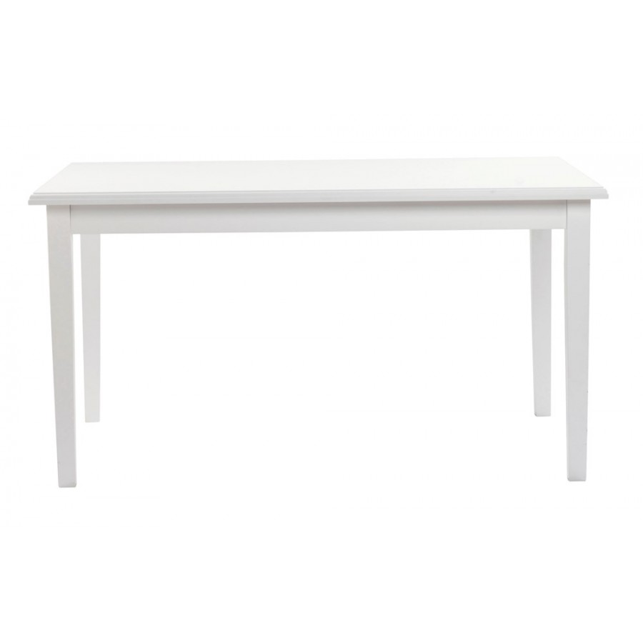 white small rectangle table