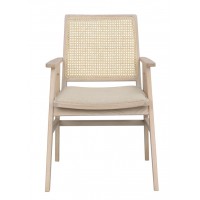 RO Prestwick Arm Chair Whitewash/Beige