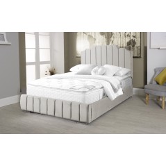 Oced Velvet Beige 4ft Small Double Bed