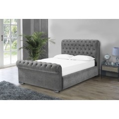 Otneros Naples Grey 4ft Small Double Bed