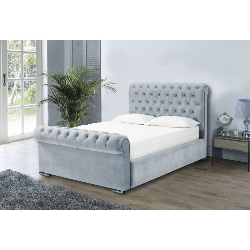 Otneros Naples Silver 4ft Small Double Bed