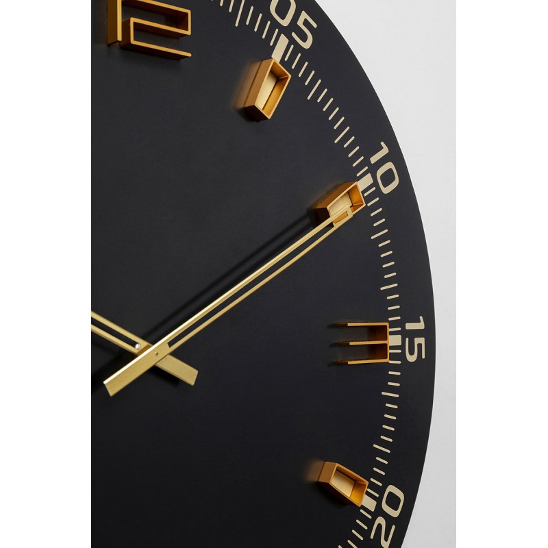 Milk Bar Black Wall Clock