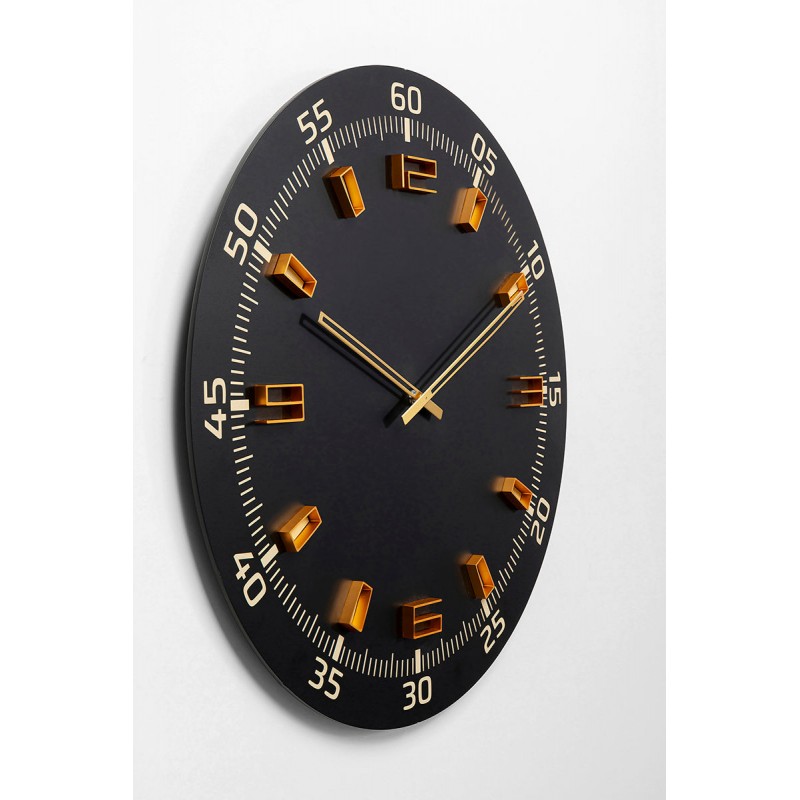 Milk Bar Black Wall Clock