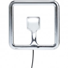 Wall Light Clip Square Chrome LED