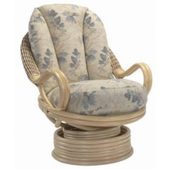 DE Dirdam Natural Swivel Chair + Cushion
