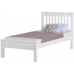 WS MONACO 3' BED LOW FOOT END-WHITE