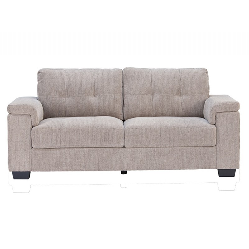 Harlow Natural Fabric 3 seater