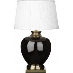 Cerna Lamp Black/Copper Cream Shade