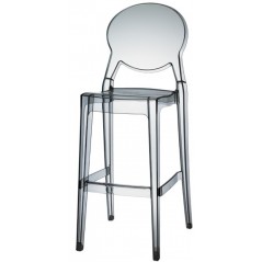 SC IGLOO STOOL Ghost Transparent 74 high