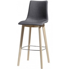 SC NATURAL ZEBRA POP BARSTOOL h. 68 Grey